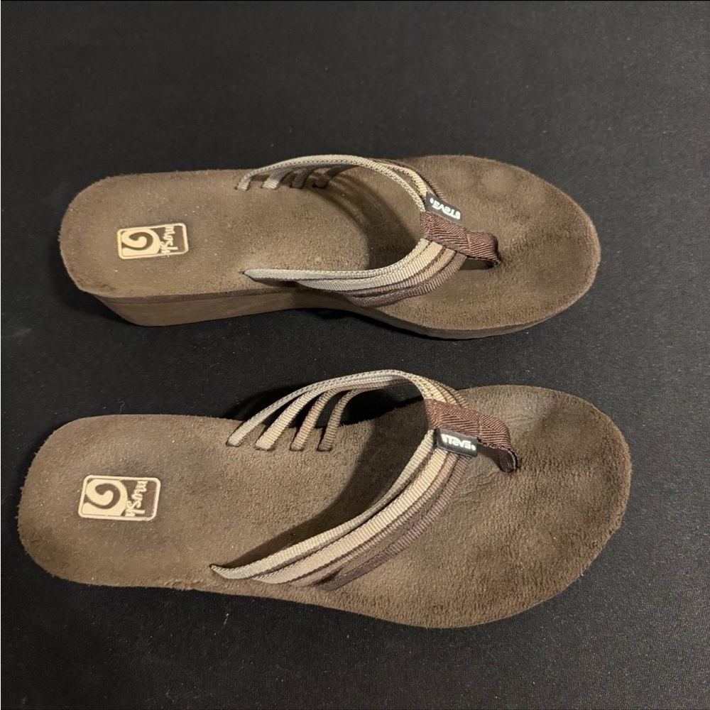 TEVA MUSH MANDALYN WEDGE SANDALS